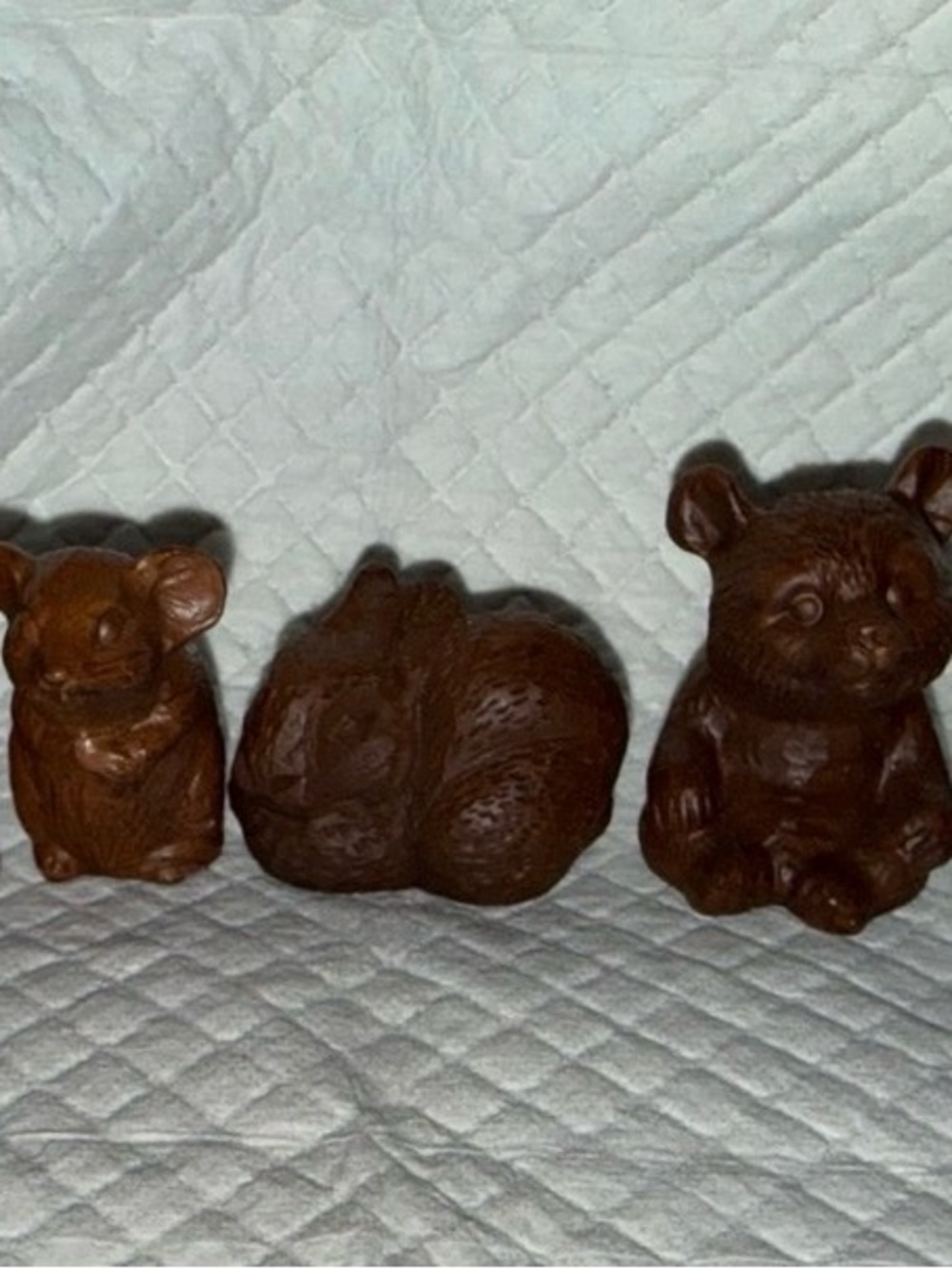 7 Red Mill Rustic 3” Pig Dog Deer Bear Duck Bunny Figurine Sculpture Handmade